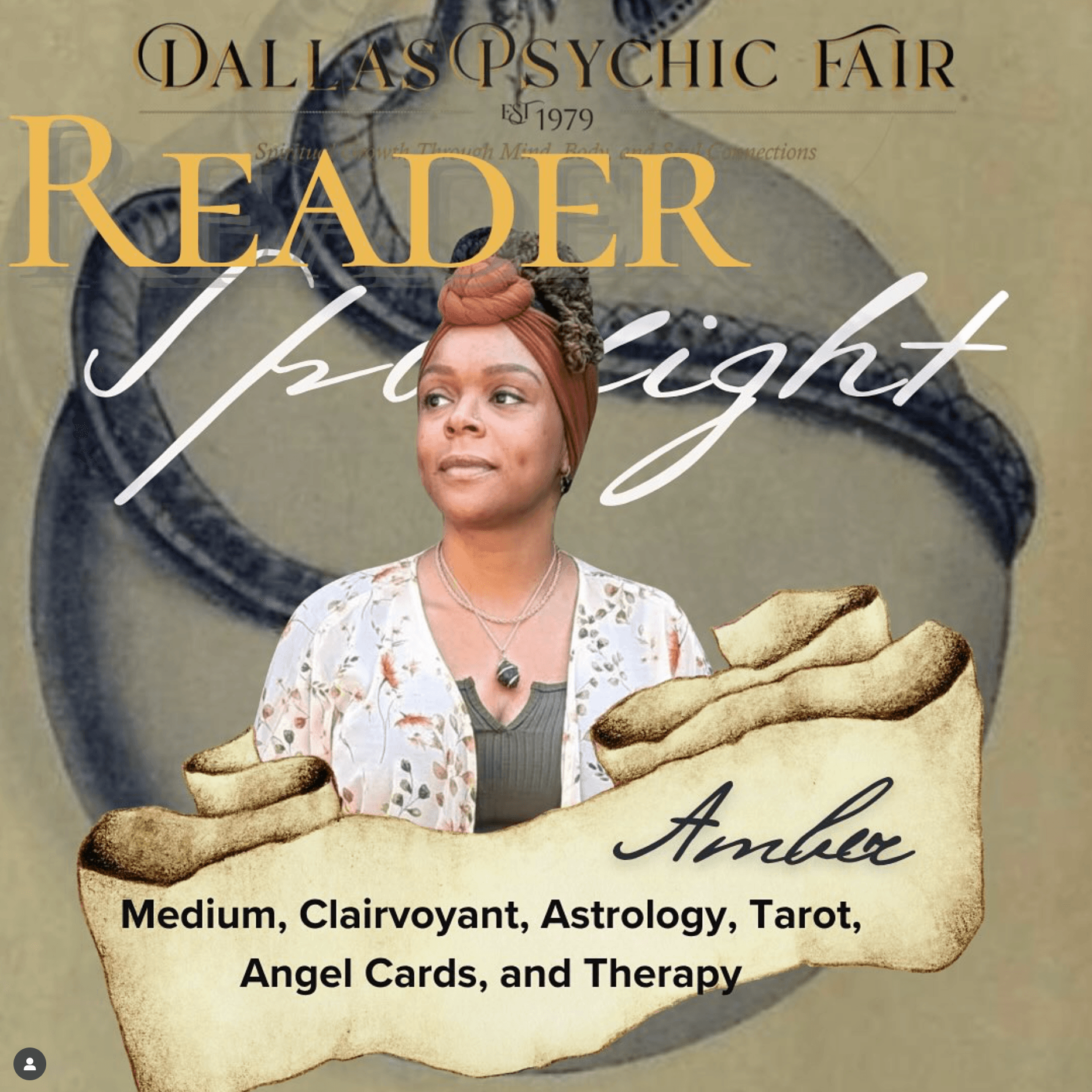Dallas Psychic Fair - New Reader Spotlight featuring Amber